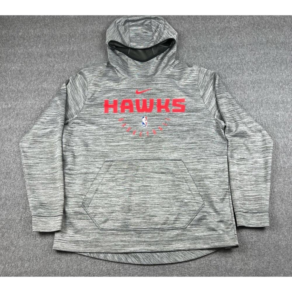 Atlanta Hawks Hoodie Mens‎ XL NBA Basketball Dri Fit Pullover Nike Sweatshirt